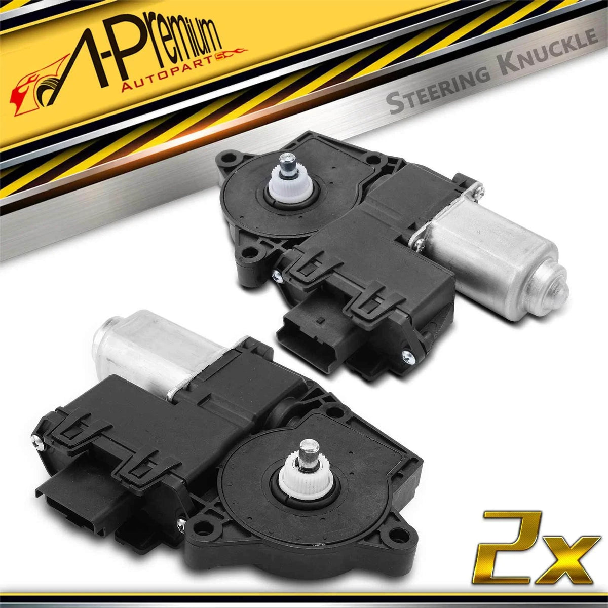 2X Front Window Motor for Ford Fusion (2010–2012) Lincoln MKZ Mercury