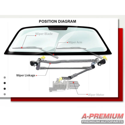 Wiper Transmission Replacement Part for Honda Accord Sedan 2003-2007