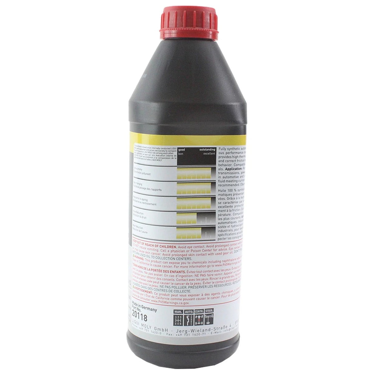 7L Set of Liqui Moly Top Tec ATF 1100 Automatic Transmission Fluid