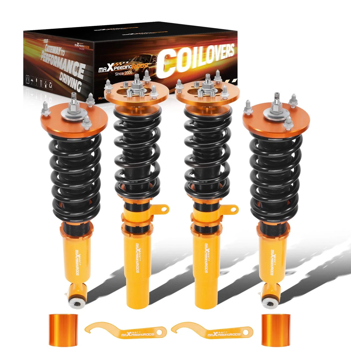 24 Way Adjustable Coilovers for BMW 530i 540i M5 E39 (1995–2003)