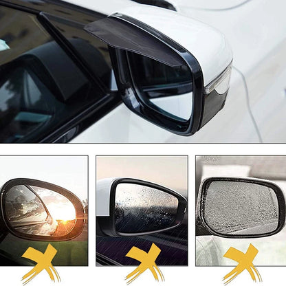 Rear Side Rain Mirror Eyebrow Guard for Car V