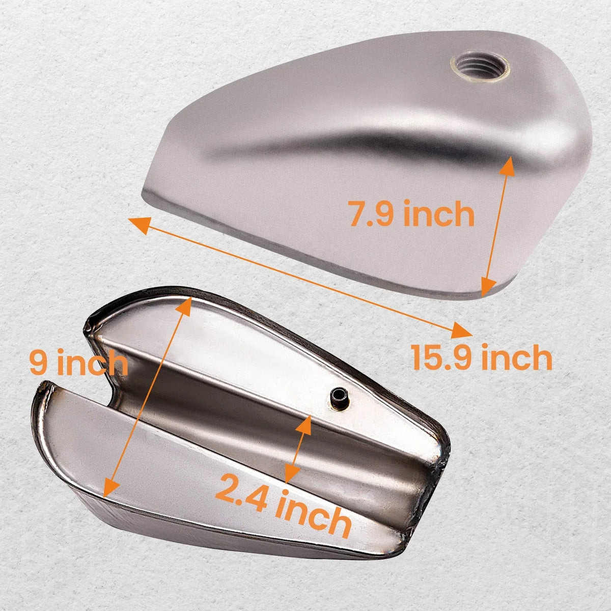 2.4 Gallon Fuel Tank for Harley-Davidson Sportster (1957–1978)