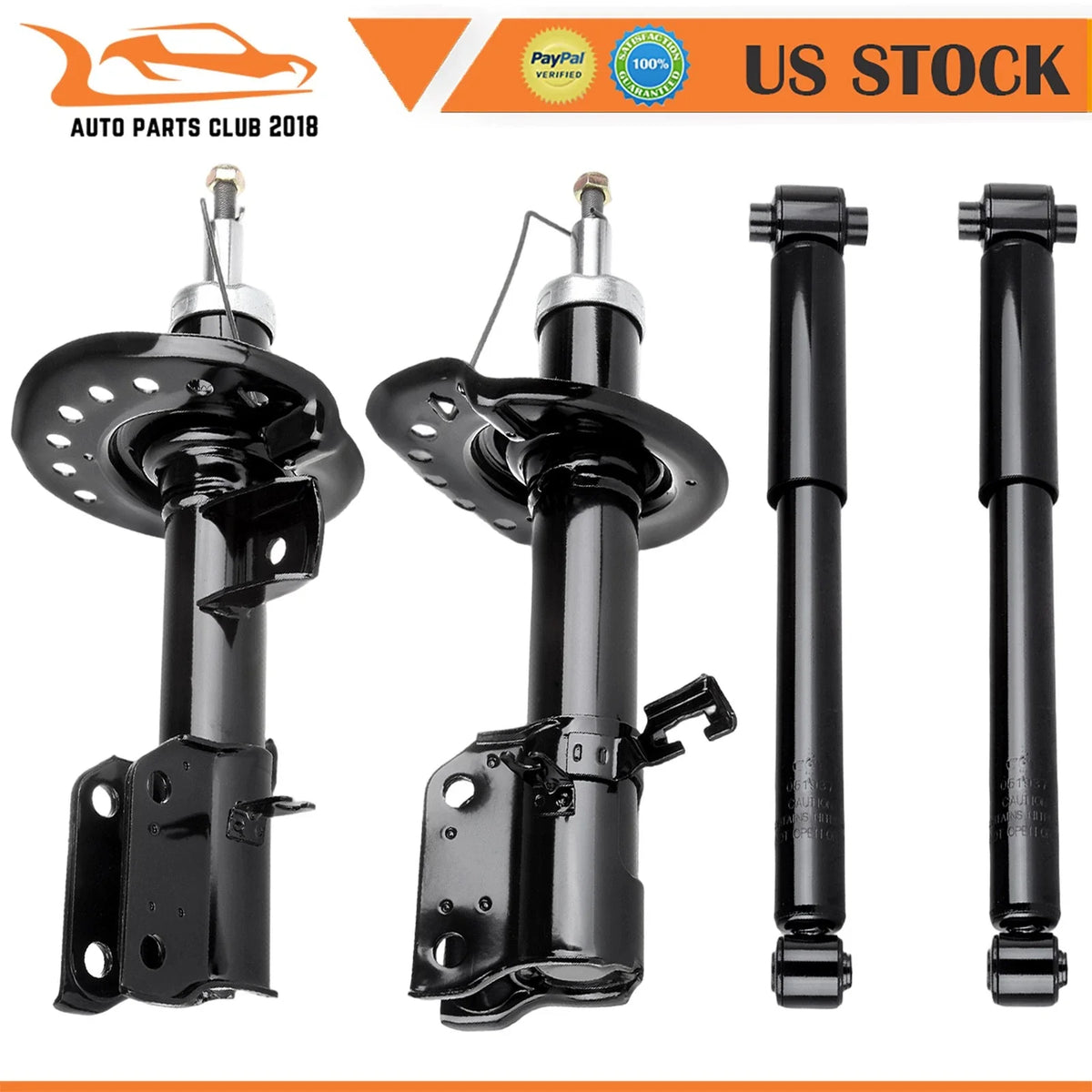 Set of 4 Shocks Struts for Nissan Sentra (2007–2011)