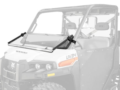 Scratch Resistant Windshield, Flip Down for Bobcat UV34 (2018-2023)