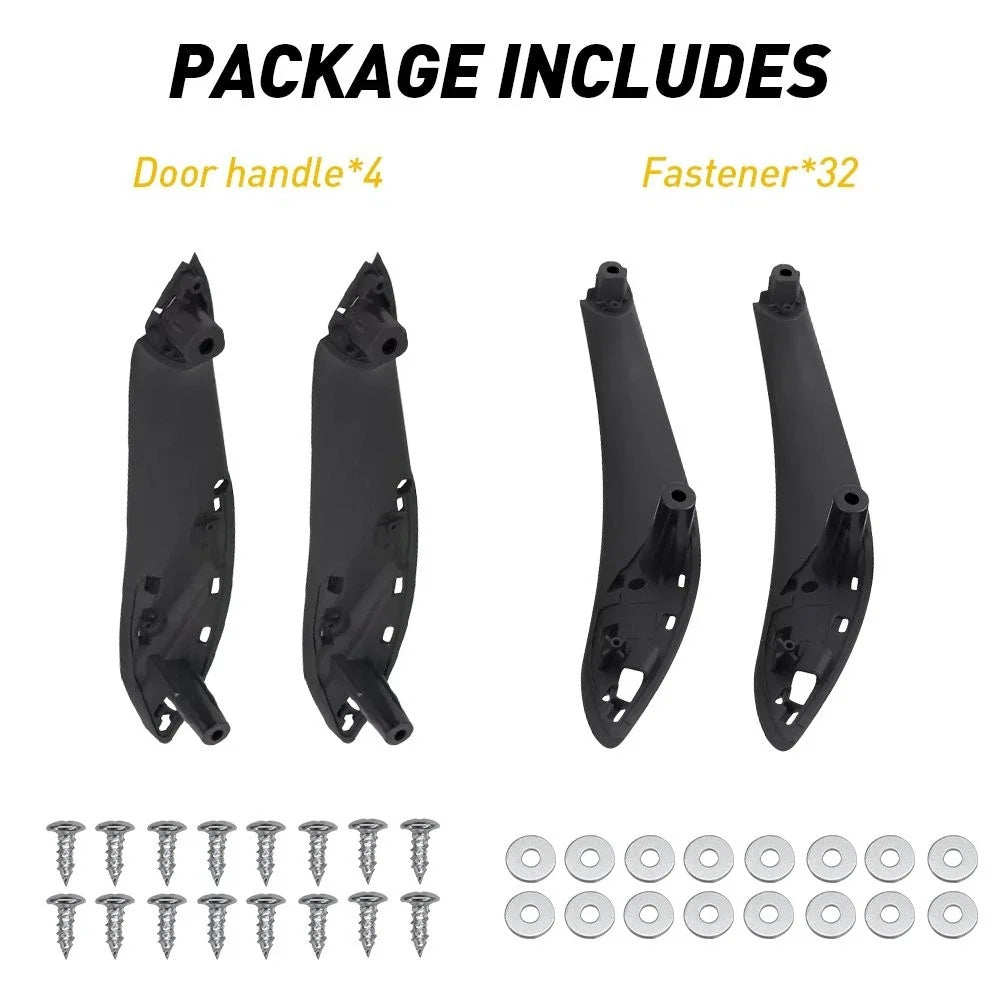 Door Handle Pull Cover Black for BMW M3 M4 3 Series 4 Series 2013-2018