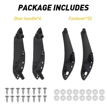 Door Handle Pull Cover Black for BMW M3 M4 3 Series 4 Series 2013-2018