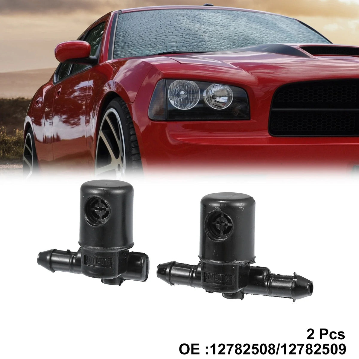 2X Windshield Washer Nozzles for Buick Regal (2011–2017)