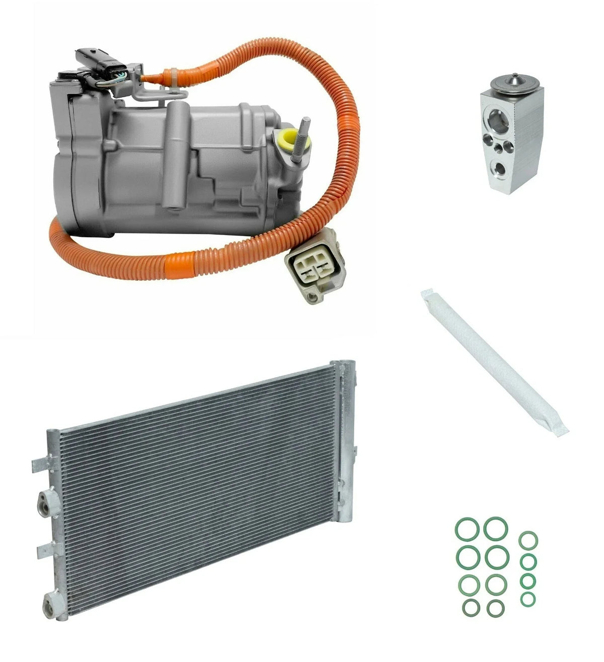 AC Compressor Kit With Condenser for Hyundai Ioniq Plug-In Hybrid (2019–2020)