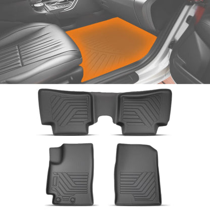 Floor Mats TPE Anti-Slip for Hyundai Accent (2018-2023)