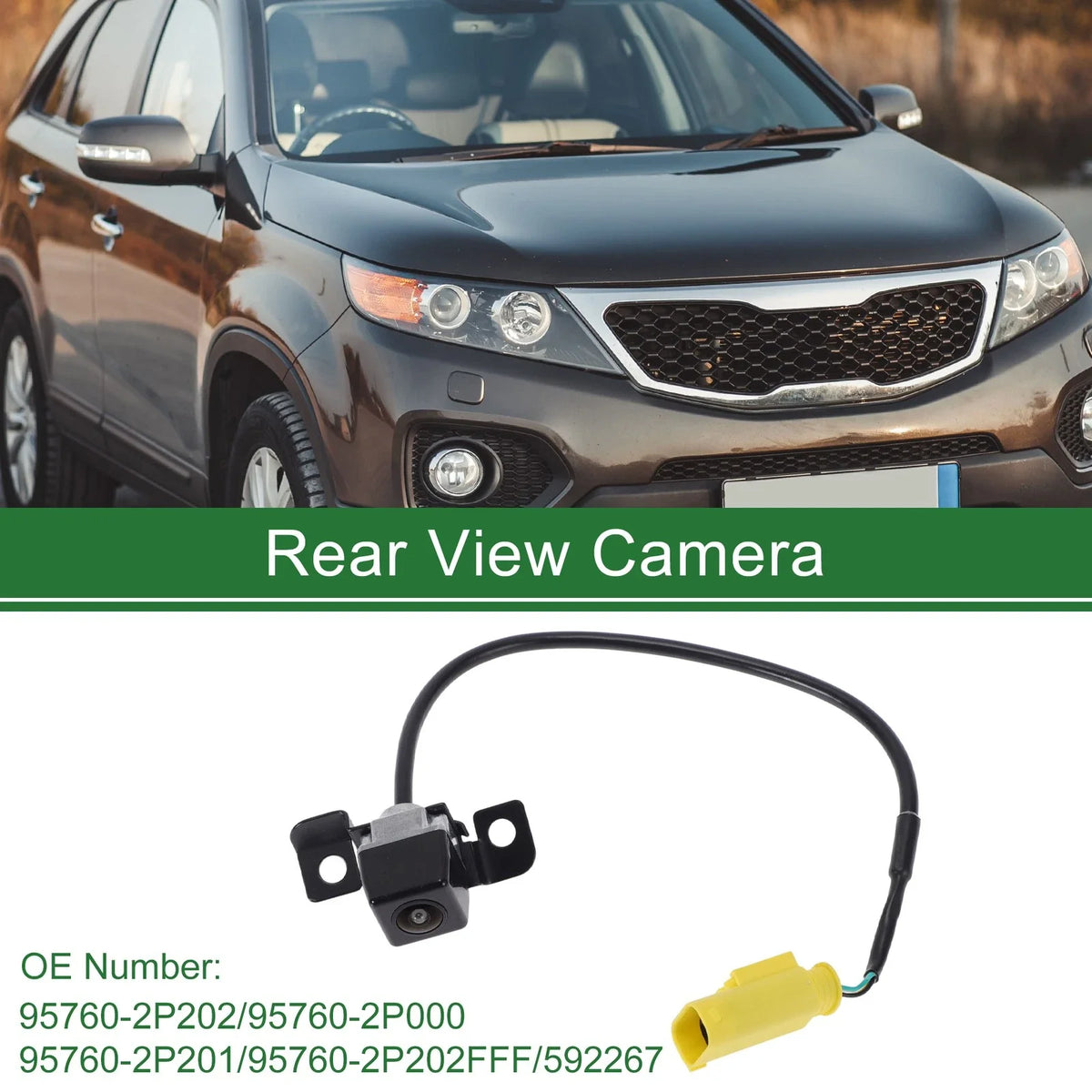 Rear View Camera for Kia Sorento (2011–2012) 120-180 Degree