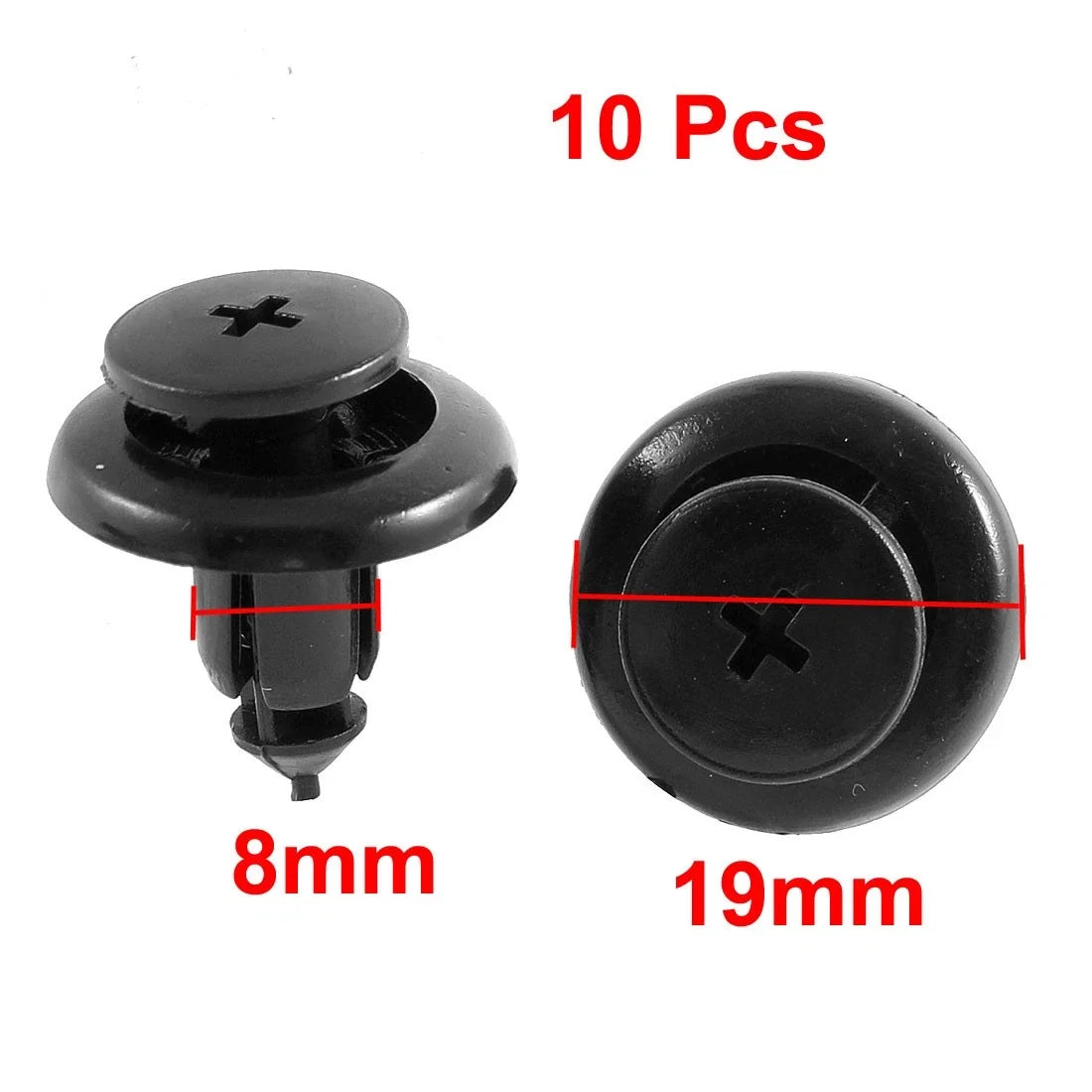 10 Pcs Engine Splash Guard Trim Rivet for Mazda 