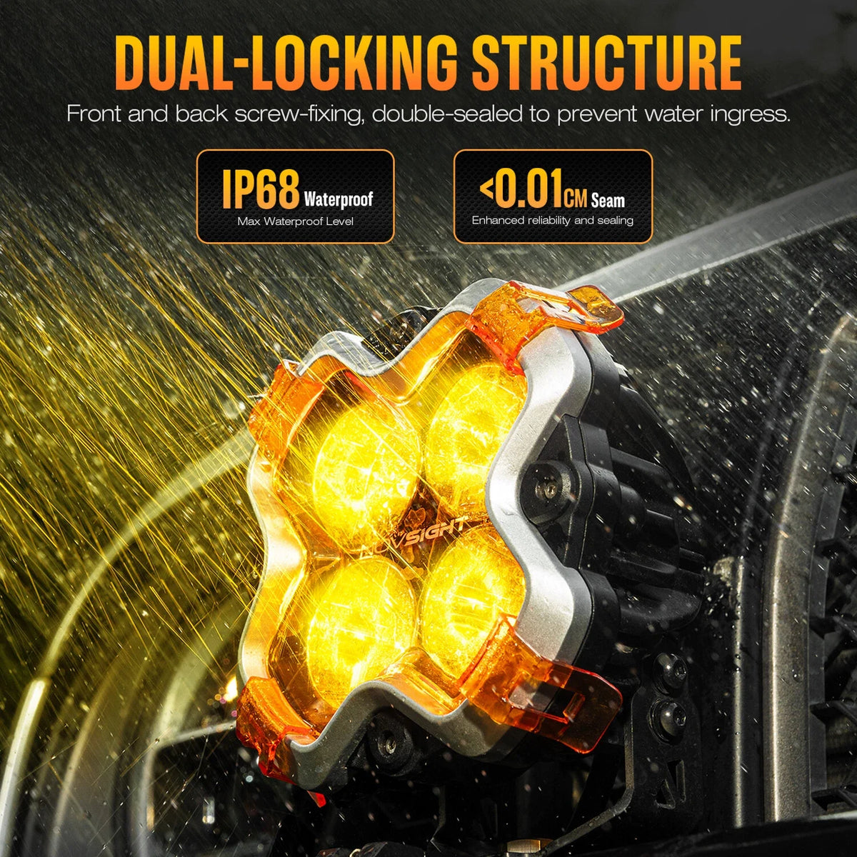 Off Road LED Light Pods (2X) for Vehicles 2010–2023