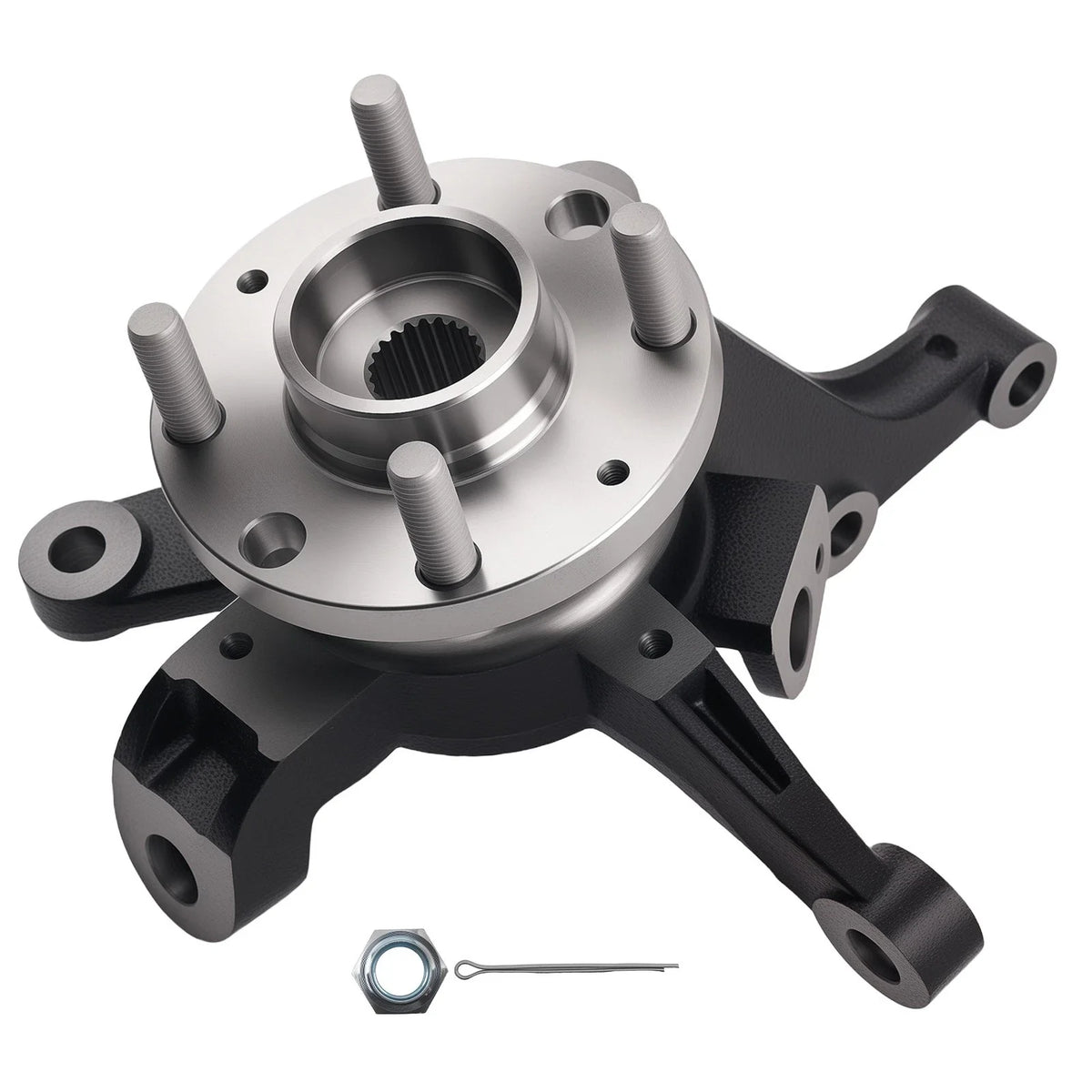Front Left Steering Knuckle 96535190 for Chevy Aveo/G3 1.6L (2004-2011)