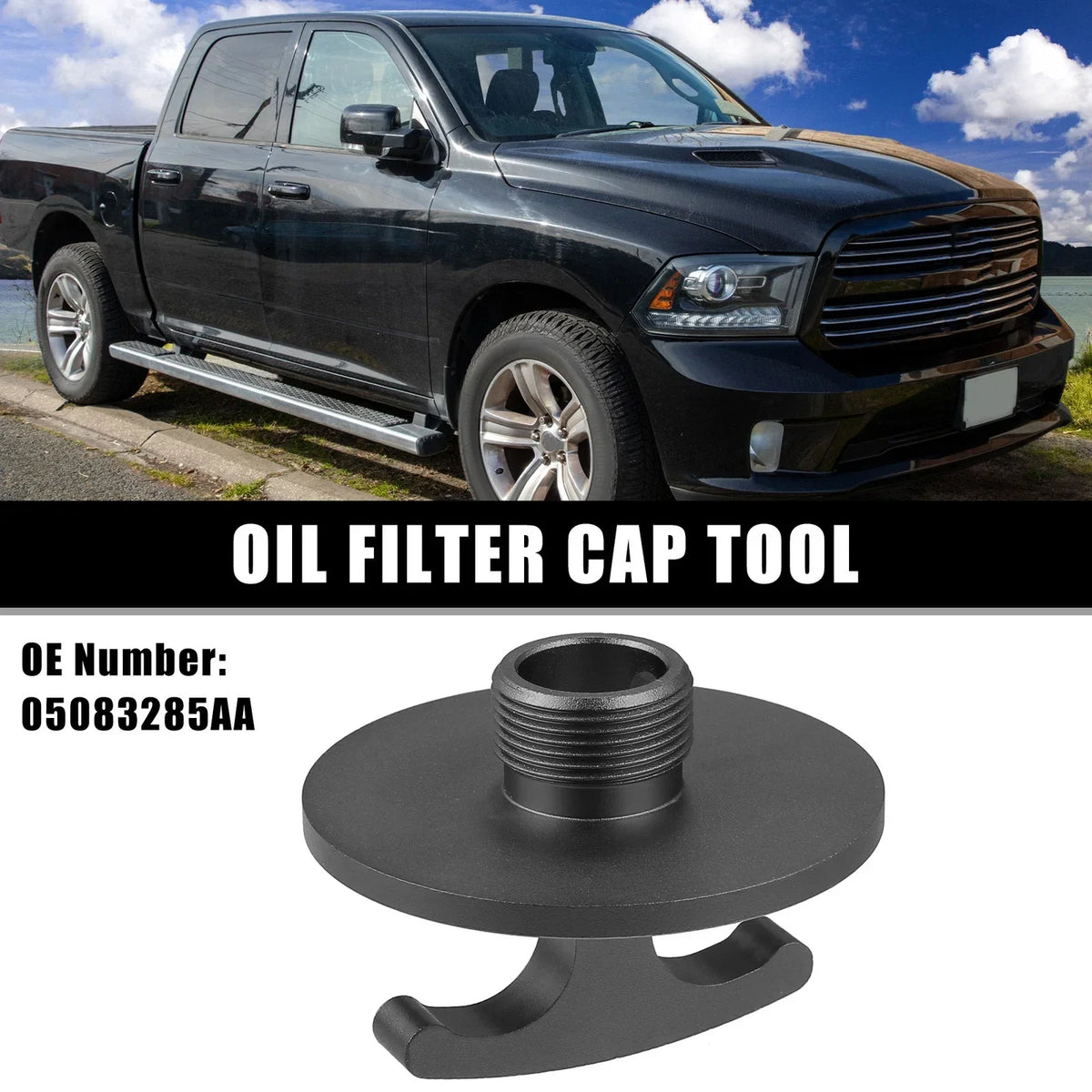 Oil Filter Cap Tool (2010-2023) for Dodge Ram 2500 3500 4500 5500