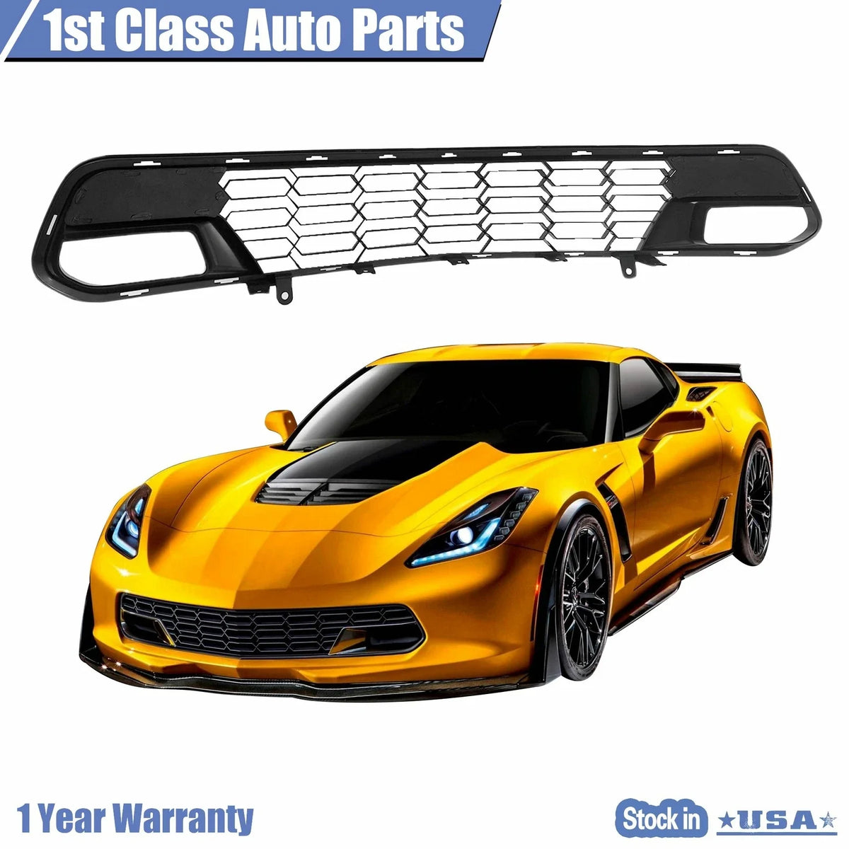 Front Bumper Grille for Chevrolet Corvette C7 (2014–2019)