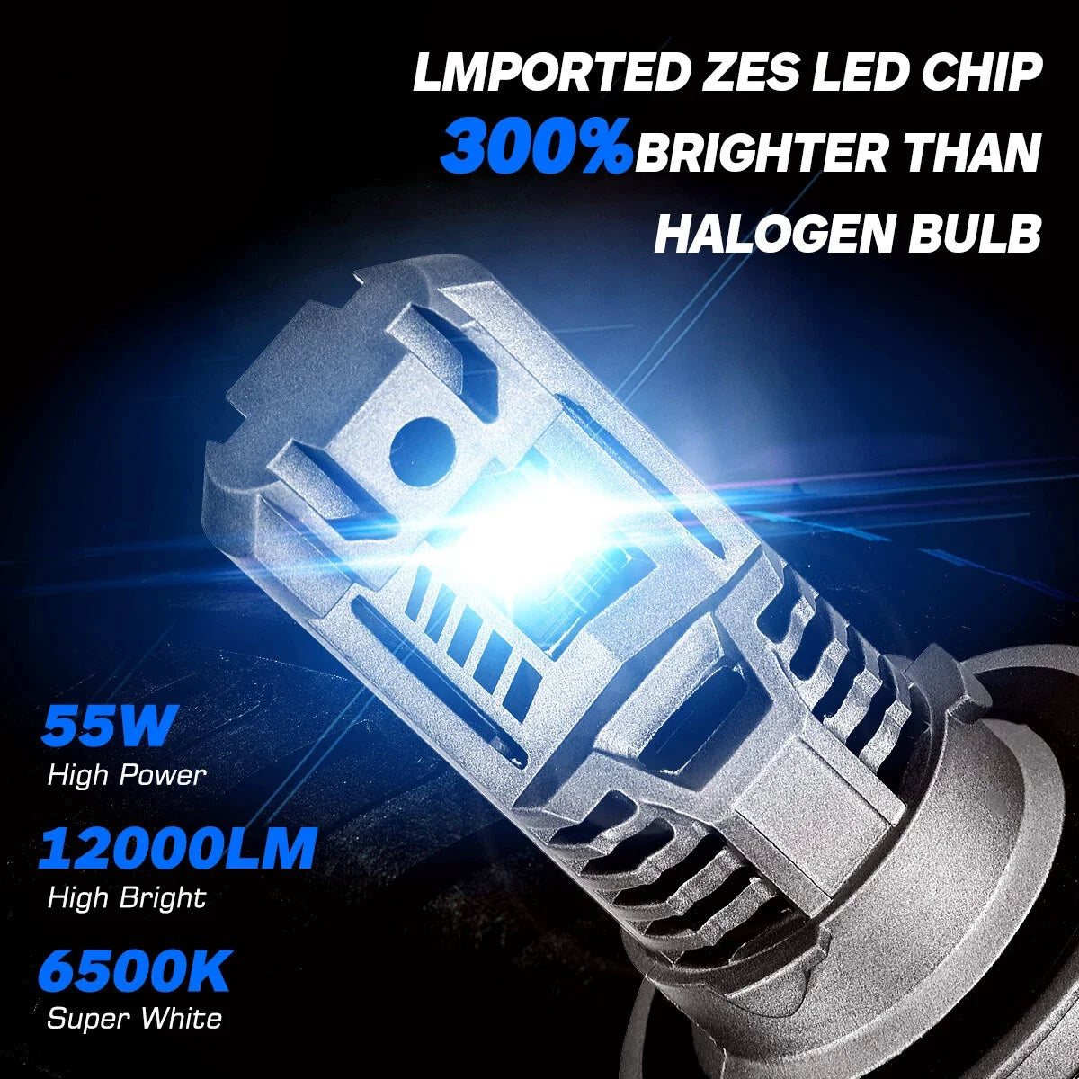 2X H13 9008 LED Headlight Bulbs for NOVSIGH (Plug&Play)