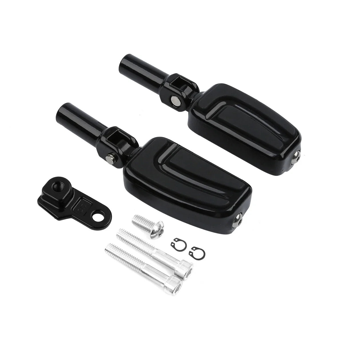 Rear Passenger Footpeg Mount for Harley Softail Slim (2012–2017) Black