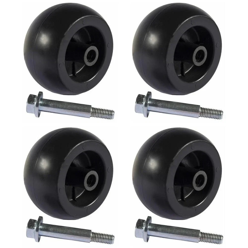 Set of 4 Rotary Deck Wheels for Bad Boy (018-0010-00, 022-1000-00)