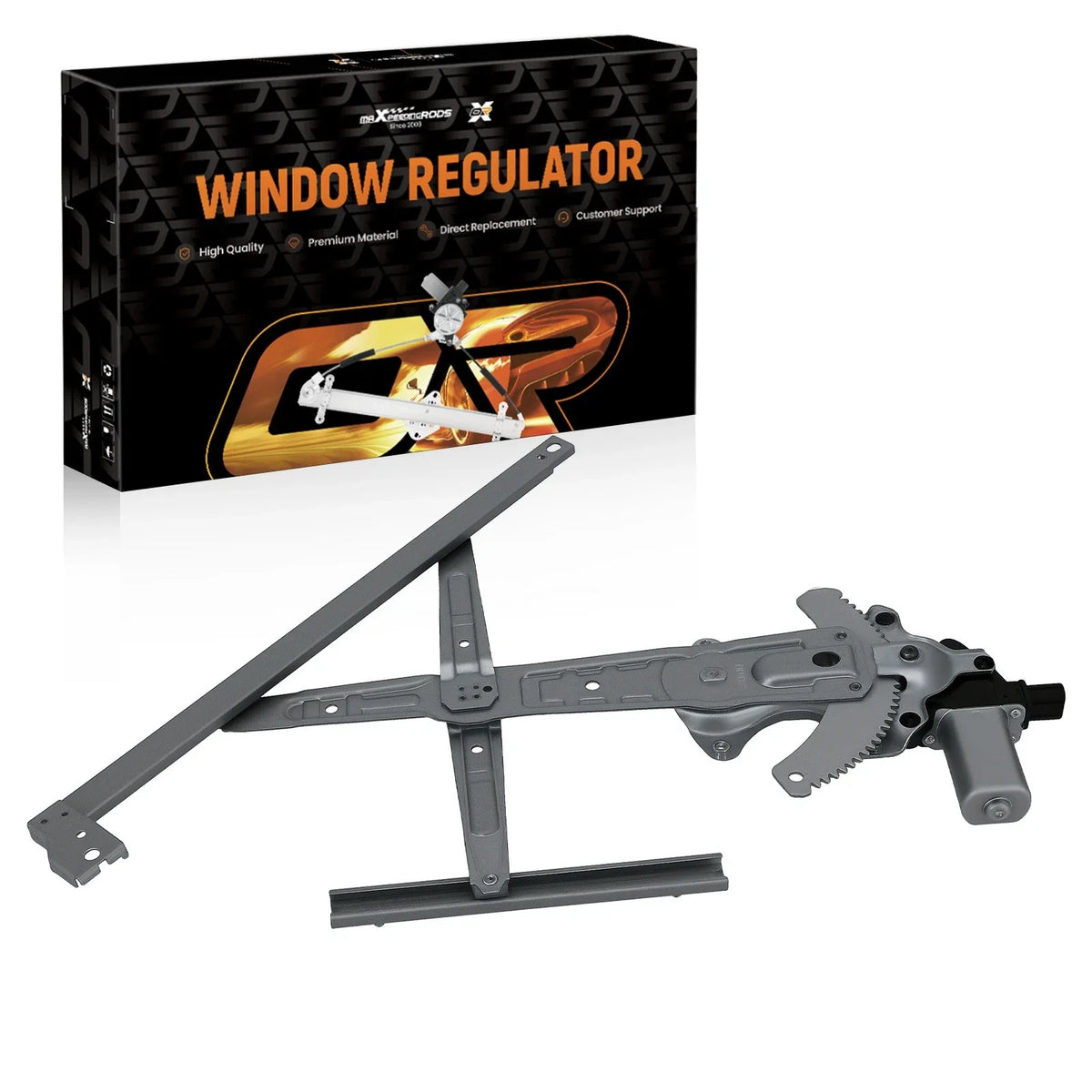 Front Left Window Regulator with Motor for Honda Civic Sedan (2012–2015)