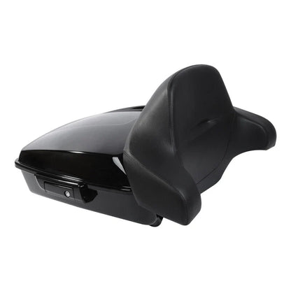 Chopped Trunk Backrest Pad Mount Rack for Harley Touring 2014-2026