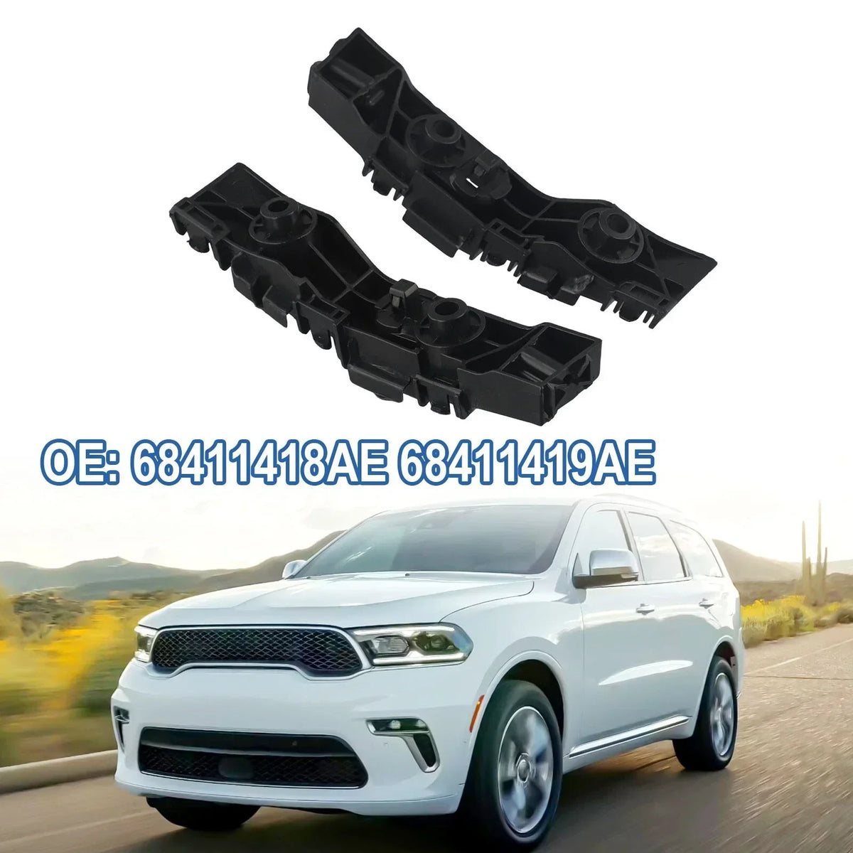 Front Bumper Brackets - Simple Install for Dodge Durango