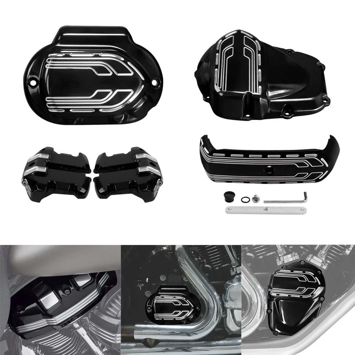 Rocker Box Cam Cleaner Cover for 2017-2020 Harley Touring