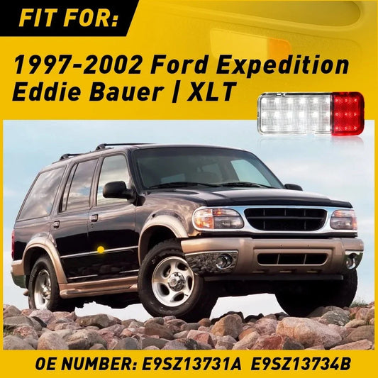 4X LED Rear Door Panel Courtesy Lamps for Ford Expedition (1997–2002)