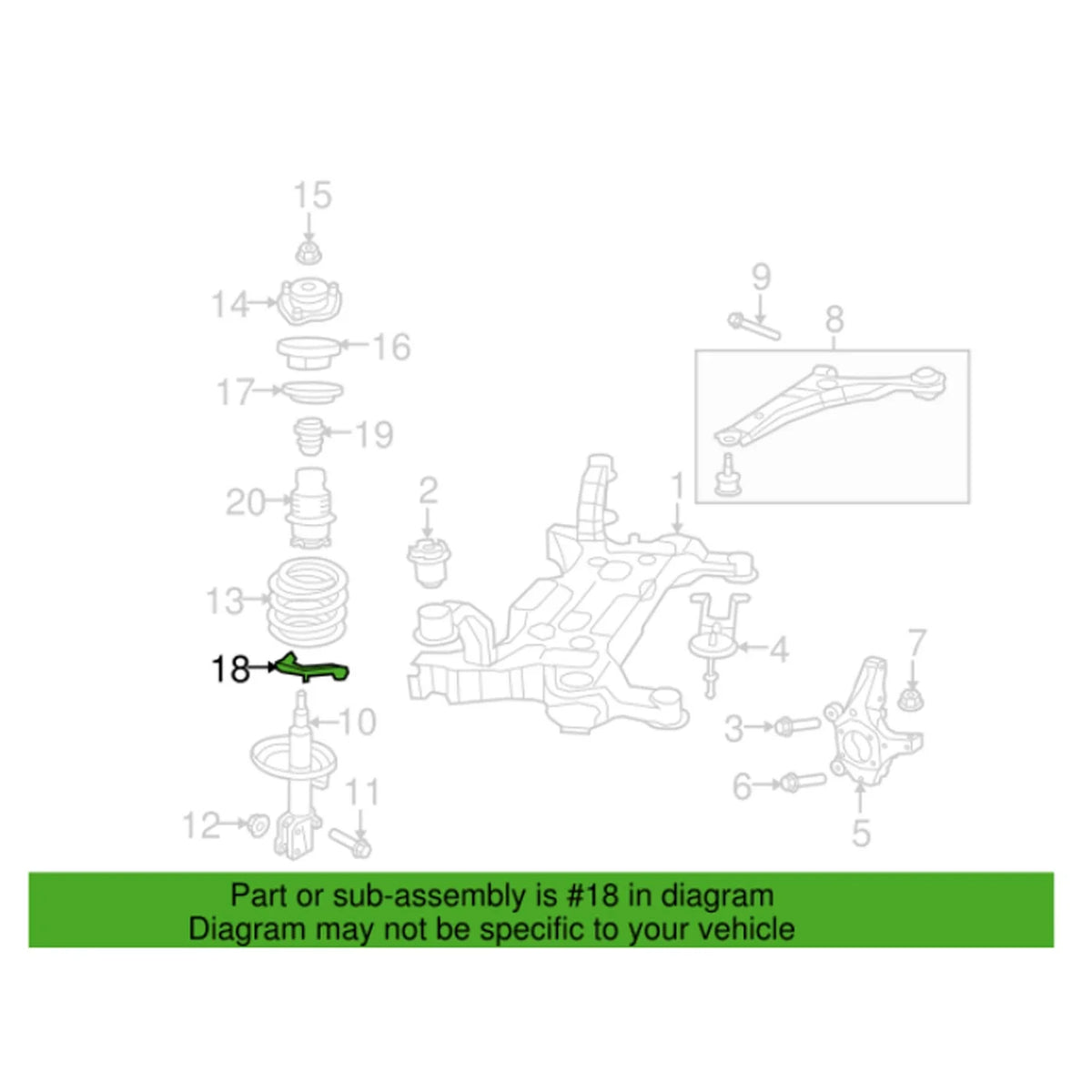 Coil Spring Insulator Lower for Dodge Journey 2009-2020 68210979AA