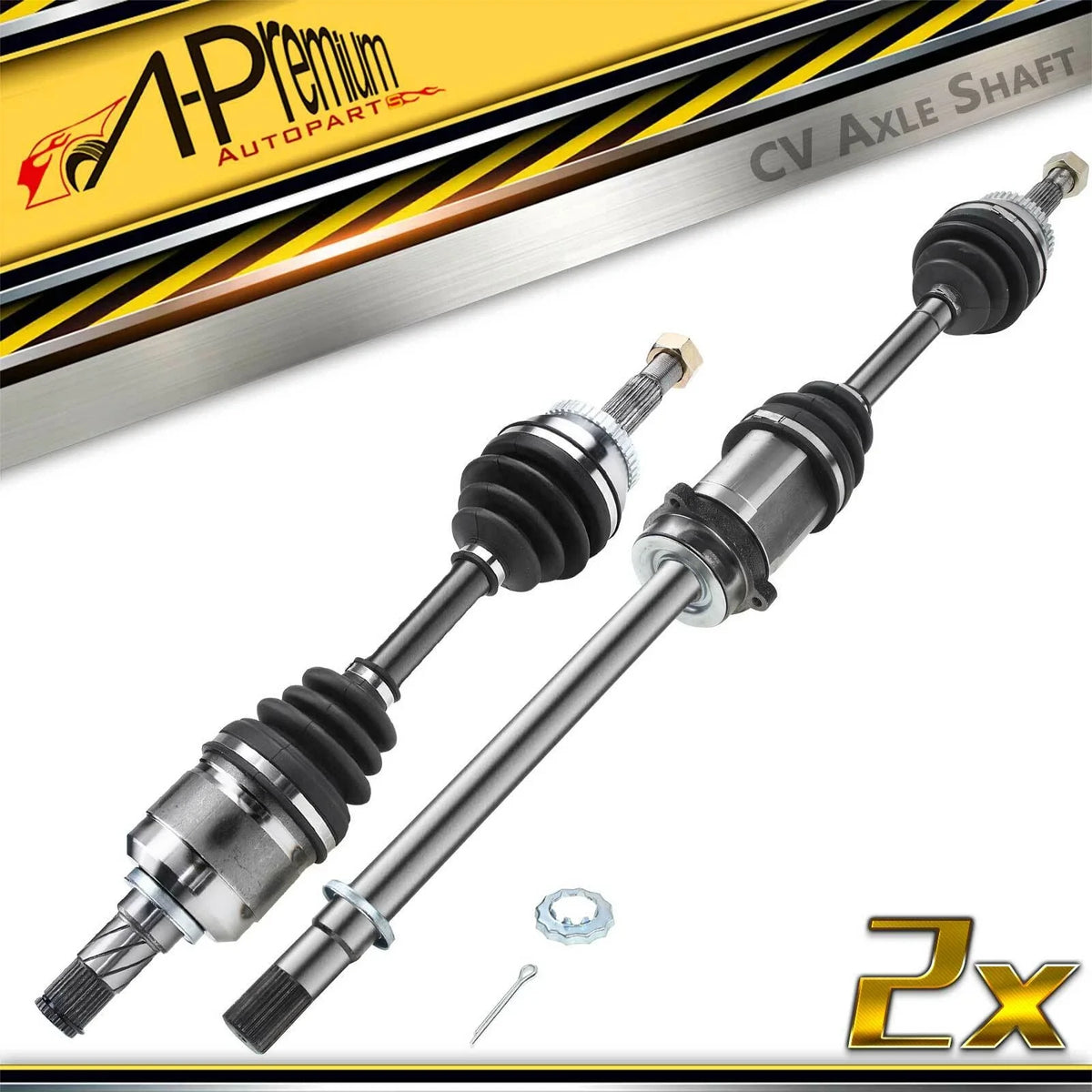 2X Front CV Axle Assembly for Nissan Sentra (2002–2006)