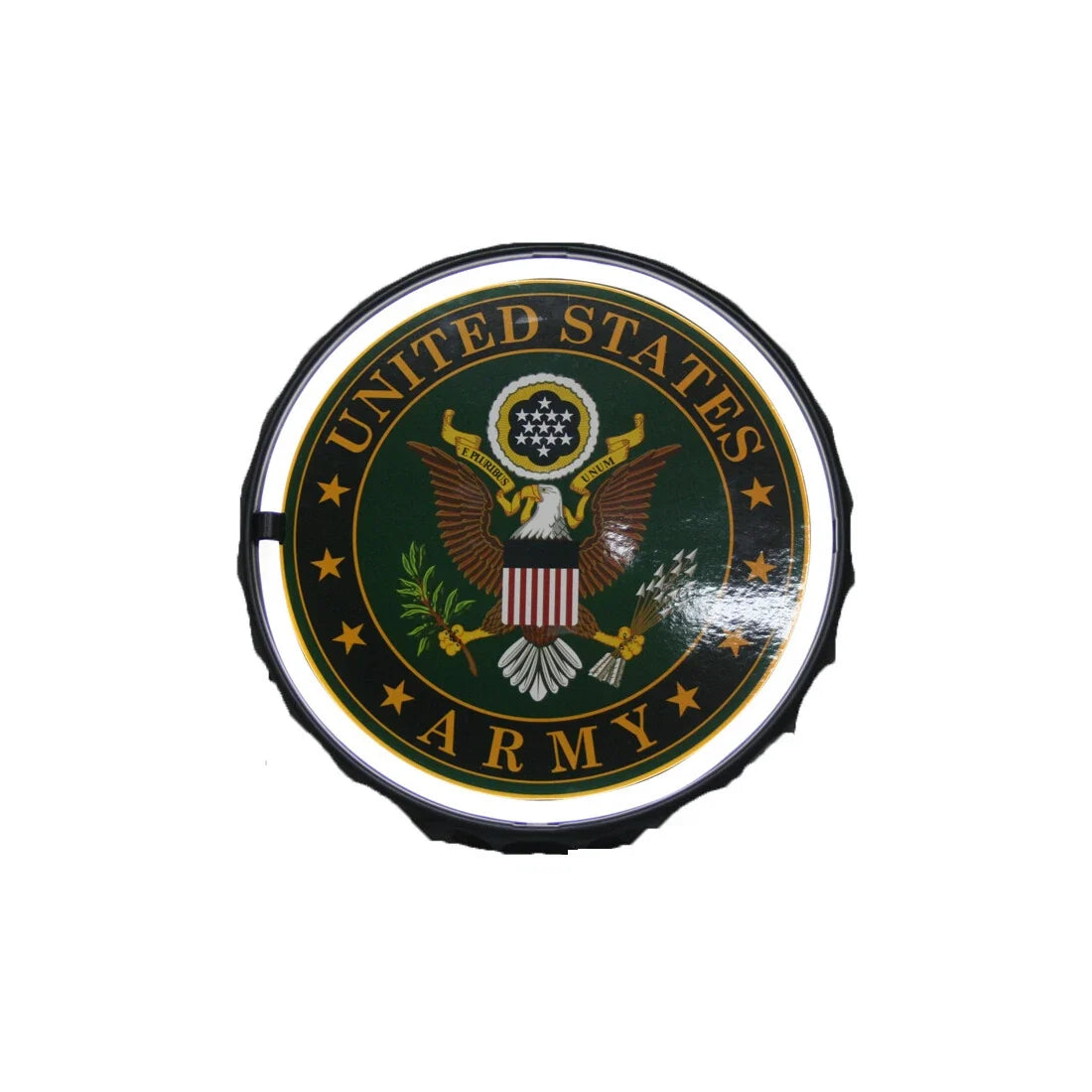 LED Bottle Cap Neon Sign 12" Round