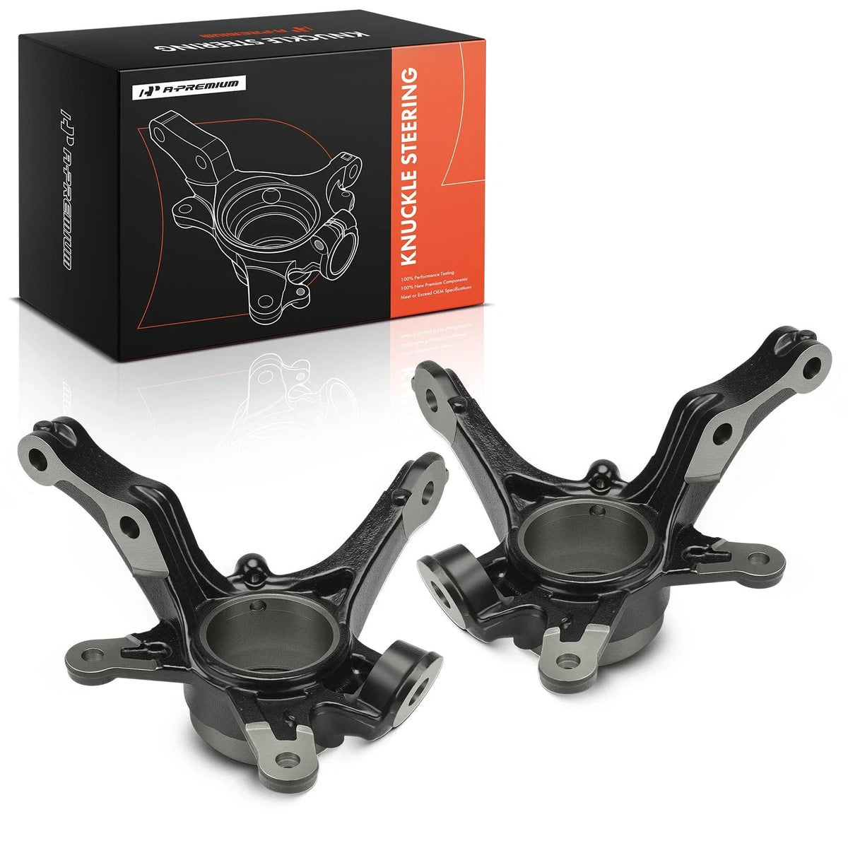 2X Front Left & Right Steering Knuckle for Honda Civic (2013–2020)