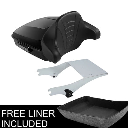Mount Rack Trunk Pad for Harley Road Glide Electra Touring 1997-2008