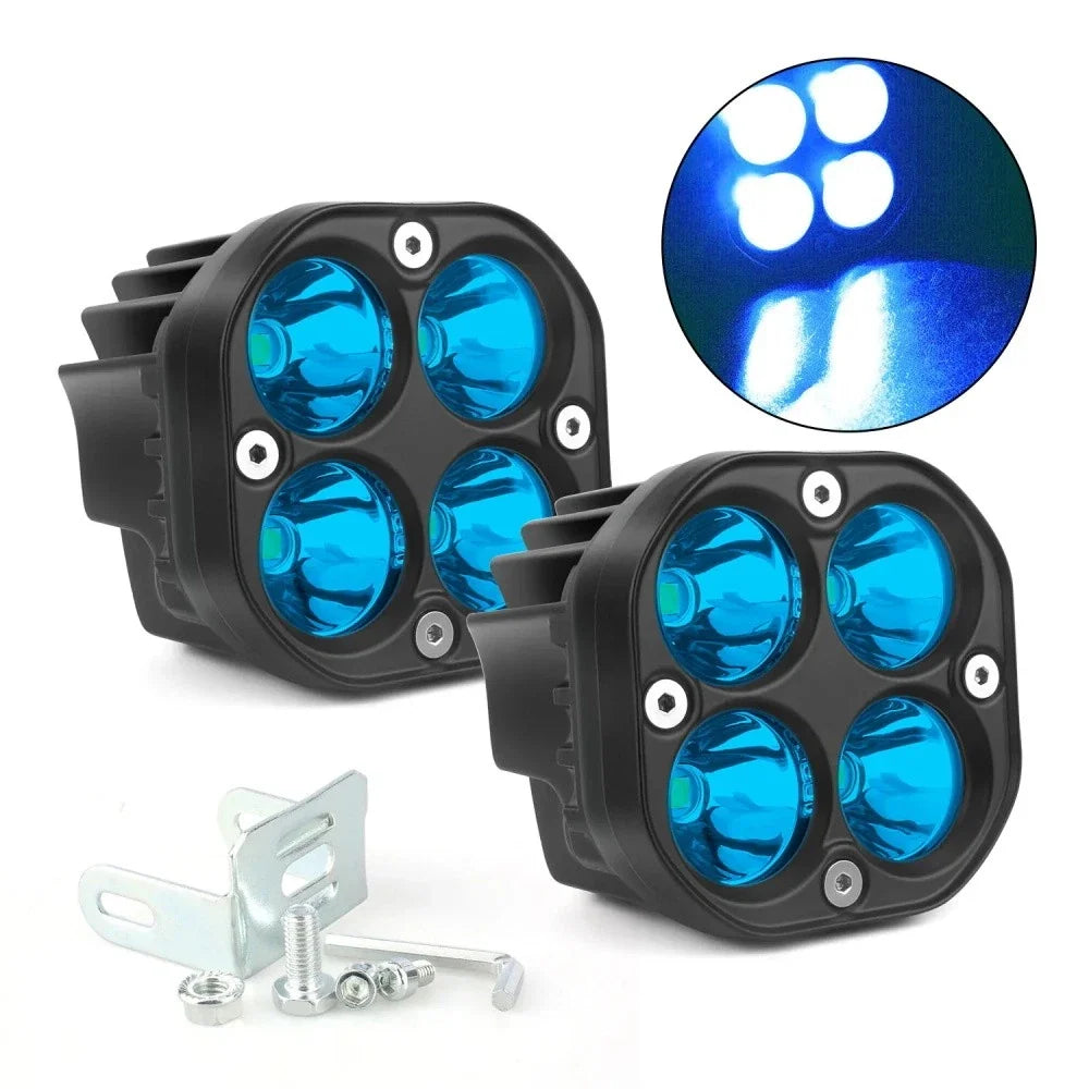 LED Cube Pod Work Lights 2Pc Set for Offroad SUV