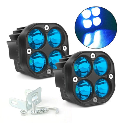 LED Cube Pod Work Lights 2Pc Set for Offroad SUV