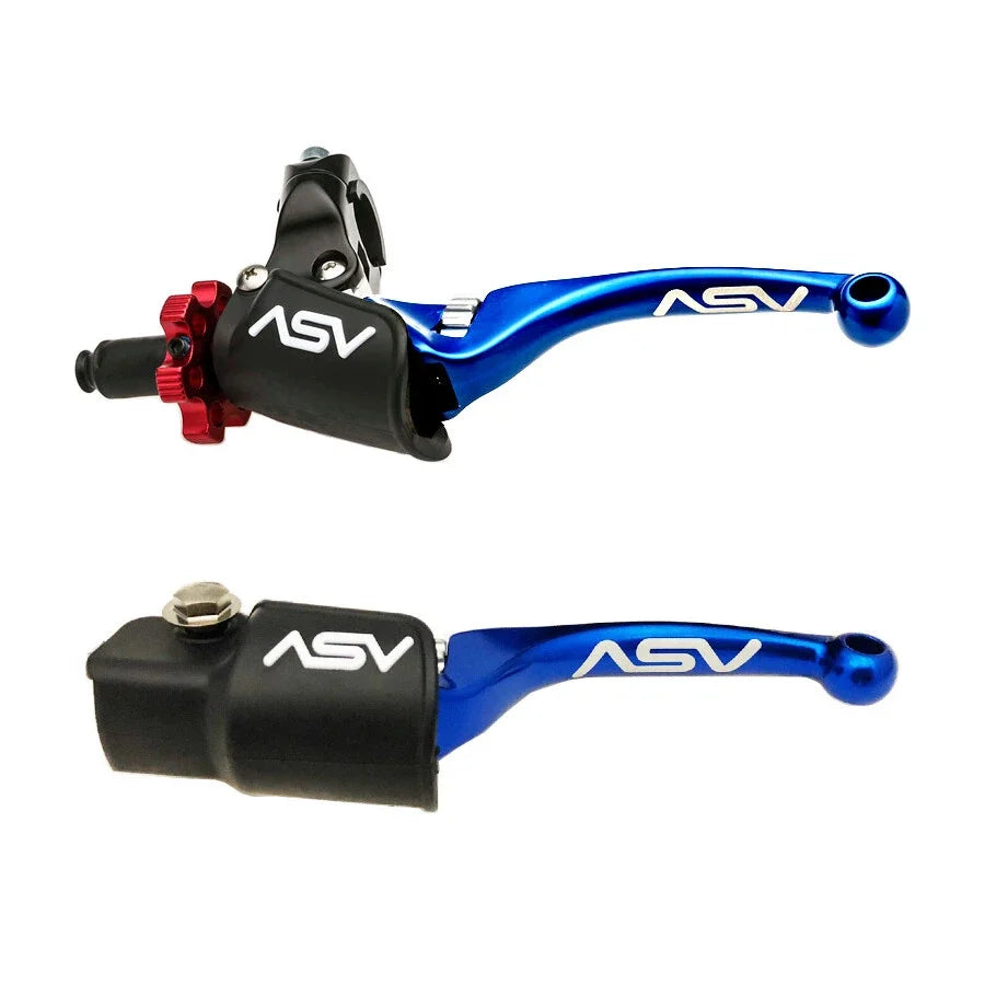 2X Front Brake Pro Clutch Perch Levers for Banshee (1995–Present) - Blue