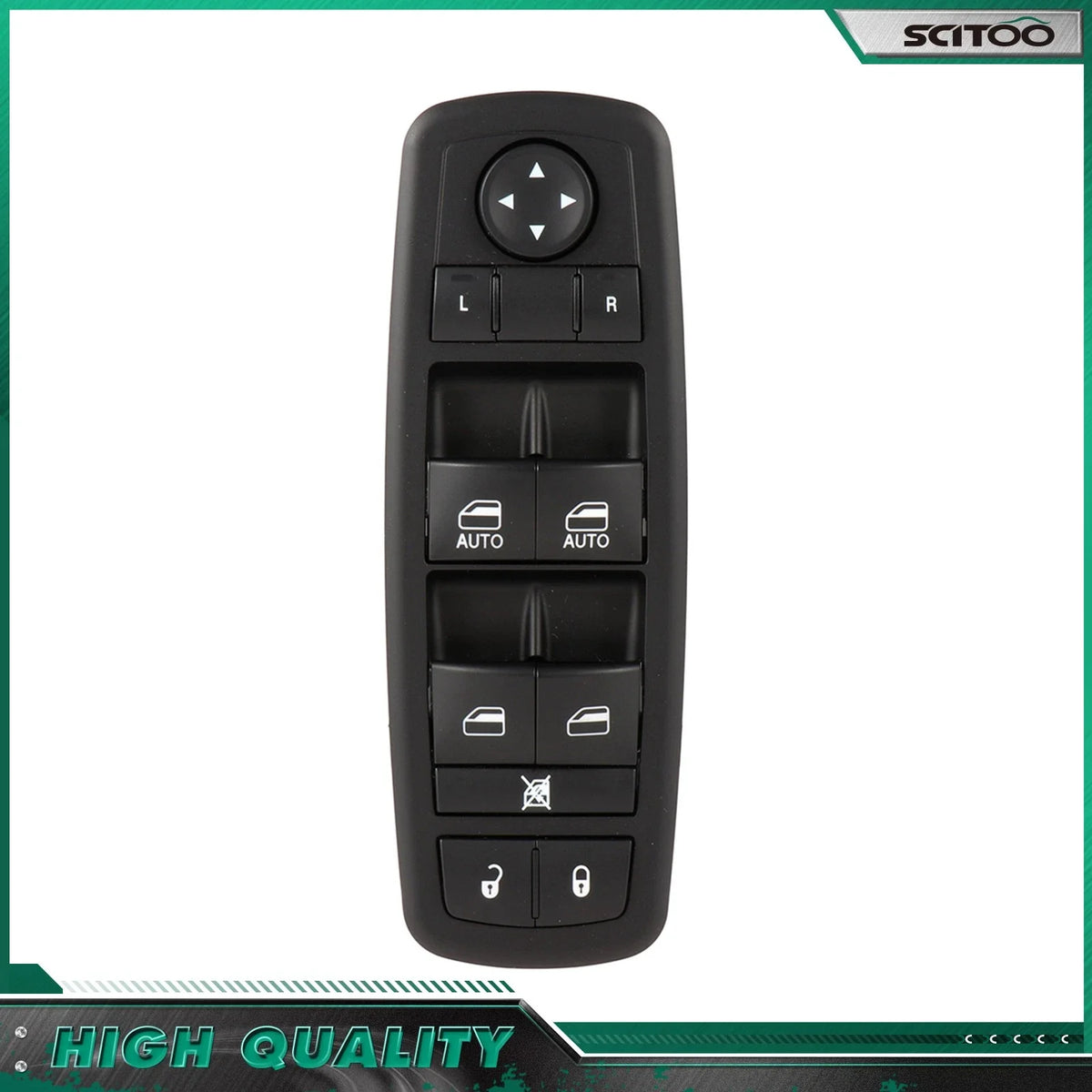 Power Window Switch Front Driver Side for Ram 1500 2500 3500 (2011-2012)