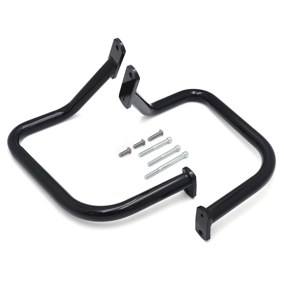 1.25" Black Rear Saddlebag Guard Crash Bar for Harley Softail (1997–2023)