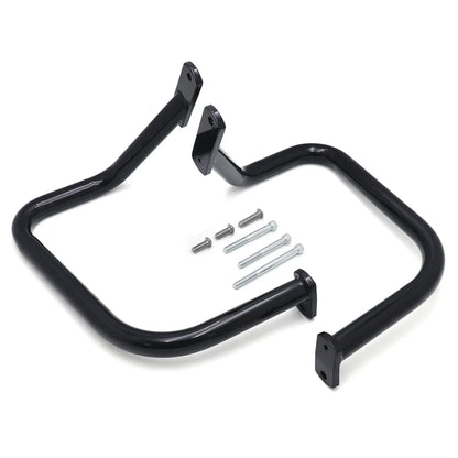1.25" Black Rear Saddlebag Guard Crash Bar for Harley Softail (1997–2023)