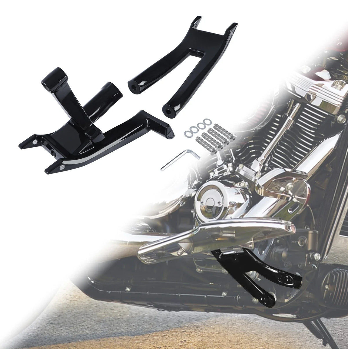 Footboard Bracket Mount for 2018-2023 Harley Softail Heritage Classic