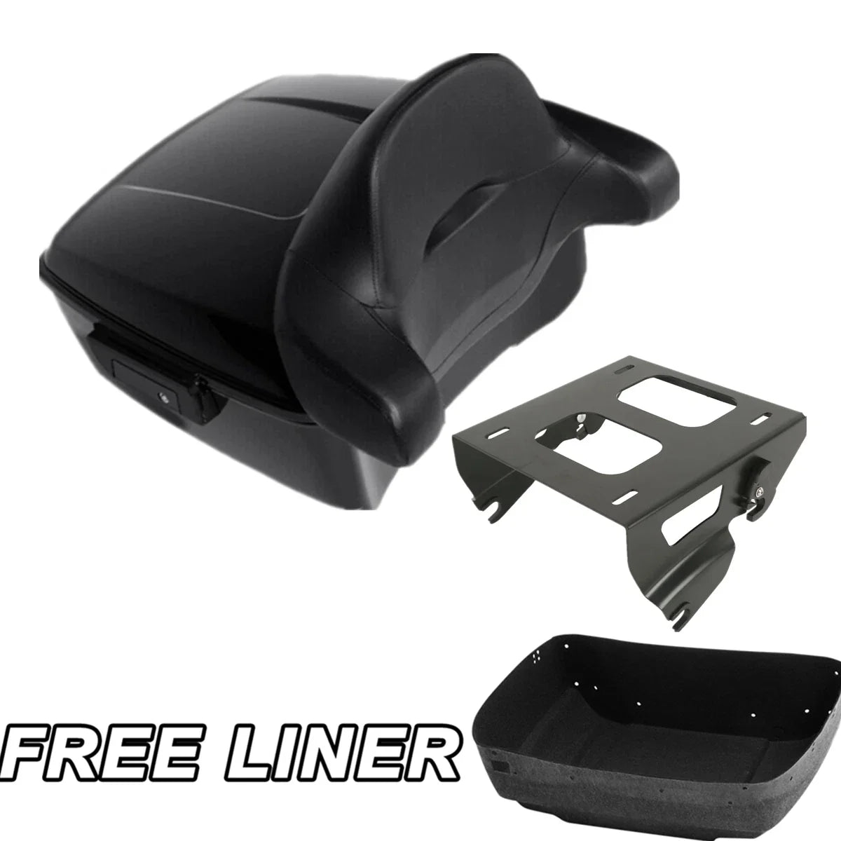 Backrest Pad for Trunk on Harley Touring 2014 to 2025