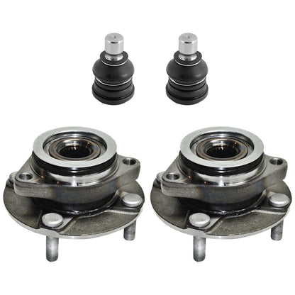 Set of 2 Wheel Hubs for Nissan Versa