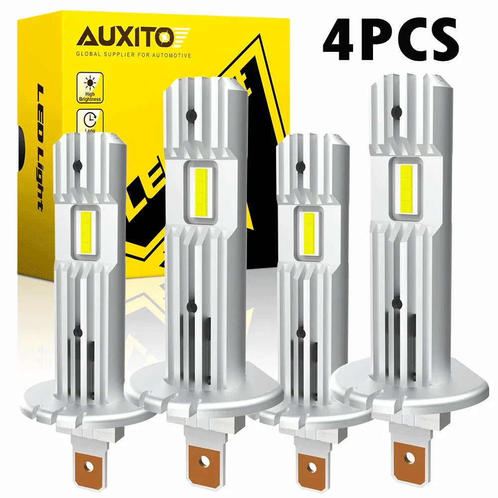 4X H1 LED Headlight Bulbs Conversion Kit for USEXV (High Low 6500K)