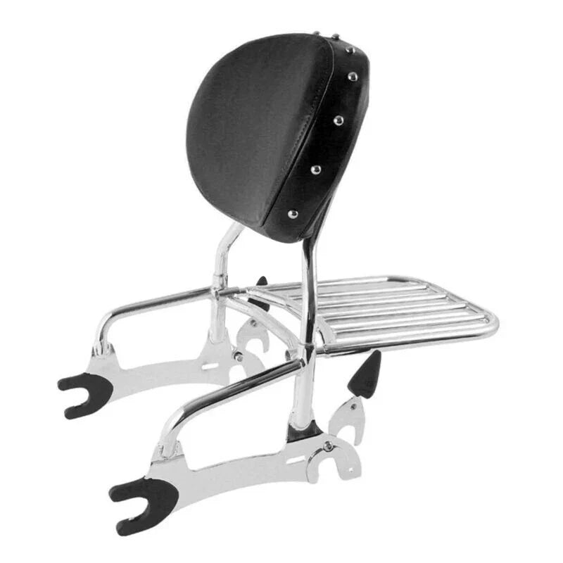12" Backrest Sissy Bar with Quick Release Spools for 2014-2022 Indian Chieftain