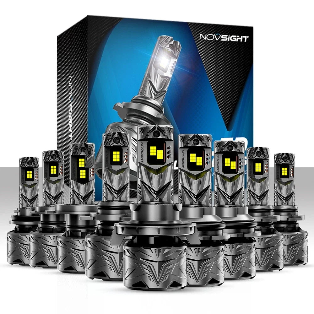 High/Low Beam LED Headlight Bulbs 9005 9006 9007 H13 H4 H11 - 2 Pack