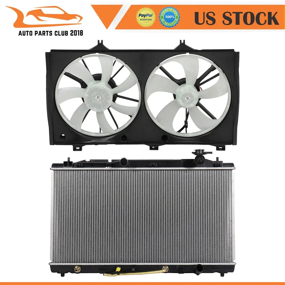 Radiator and Cooling Fan Assembly for Toyota Avalon (2005–2012)