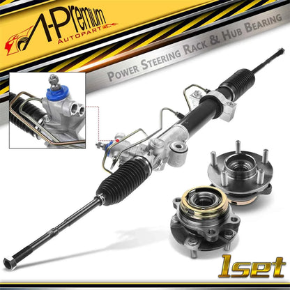 3X Front Rack & Pinion Hub Bearing Kit for Nissan Quest (2004–2009)