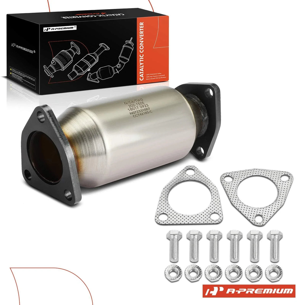Rear Catalytic Converter for Honda Accord, Pilot, Odyssey (2003–2008)