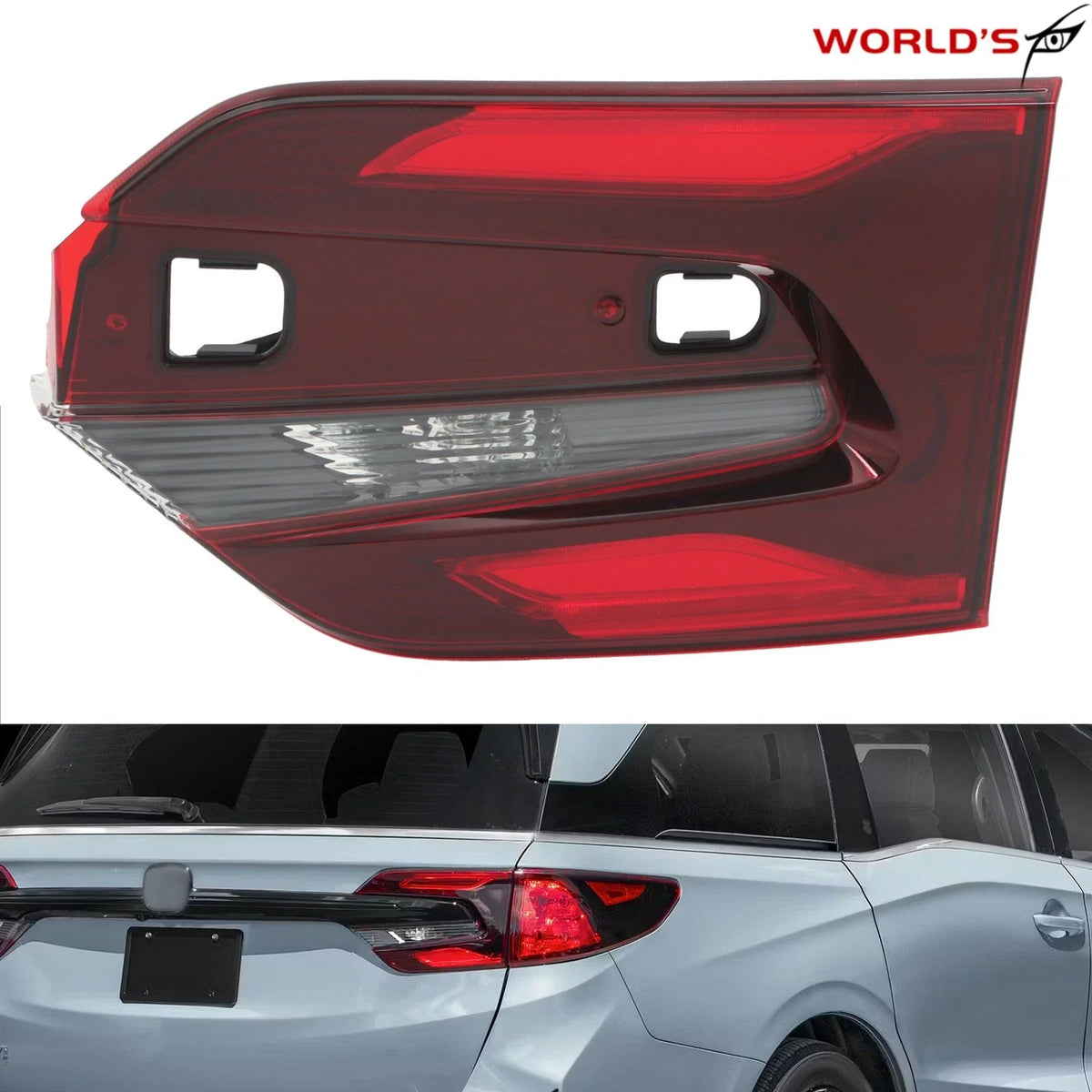 LED Inner Right Passenger Side Tail Light for Honda Odyssey (2023–2025) Black Trim