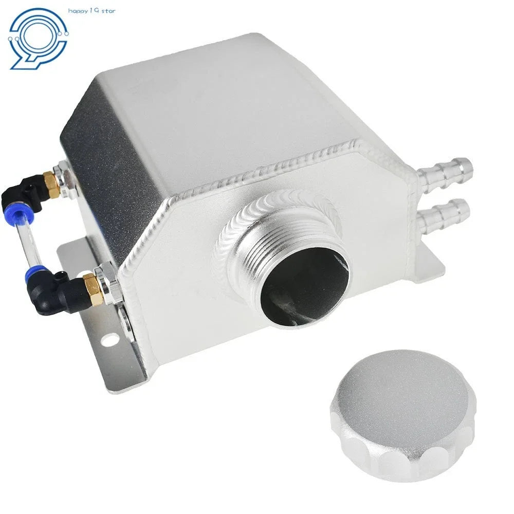 Universal Aluminum Radiator Coolant Overflow Bottle Recovery Tank with Cap
