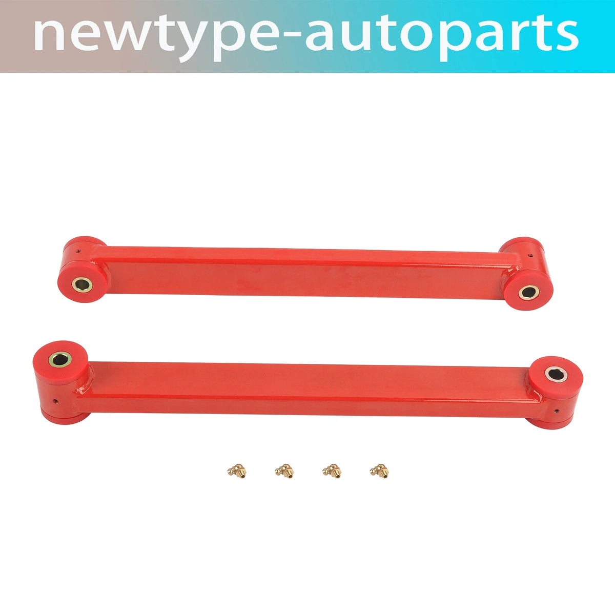 2X Rear Control Arms - Red for Ford Mustang (2005–2014)